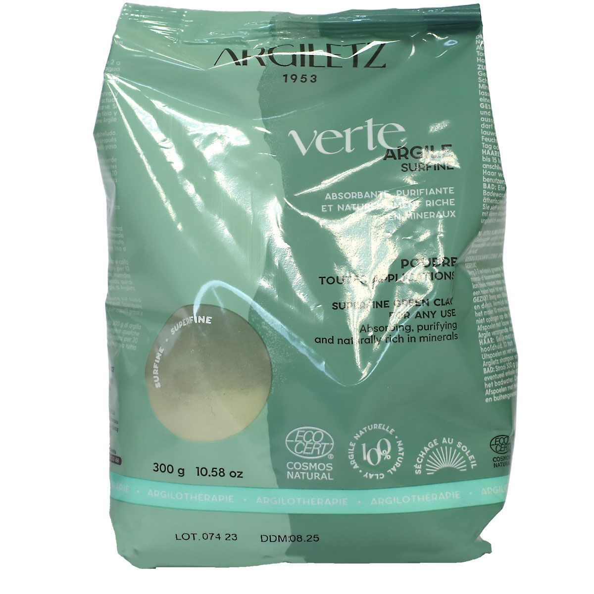 ARGILETZ ARGILE VERTE GRAIN DE CONCASSEE 1 K CATAPLASME EMPLATRE