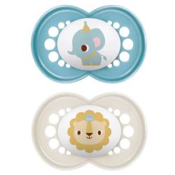 Sucet Mam Origin Anim Sil 18+M X2