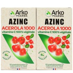 Azinc Vegetal Ac?Rola 1000 Vitc Cpr Croq 2/30