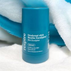 respire deodorant stick bio menthe eucalyptus