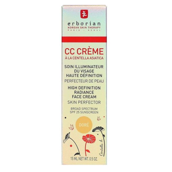 Erborian Cc Creme Cr Dor? T/15Ml Ref 6Aa30051
