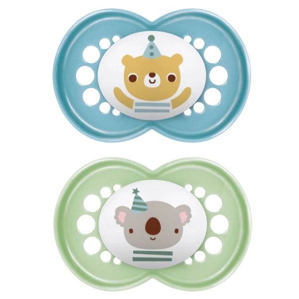 Sucet Mam Origin Anim Sil 18+M X2