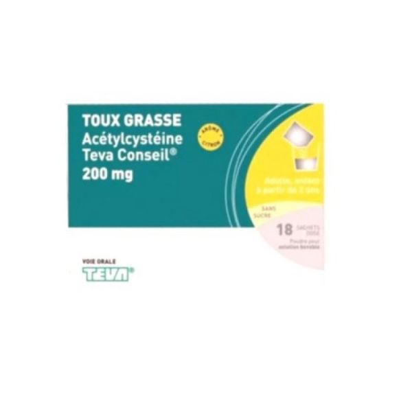 Acetylcysteine 200Mg Tev Sac S/S18