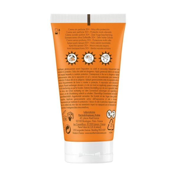 Avene Sol Spf50+ Creme Ss Parf 50Ml Pf 13.4