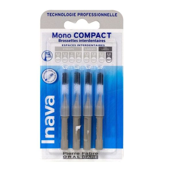 Inava Mono Comp Brossett Gris Blister/4 Ref 0